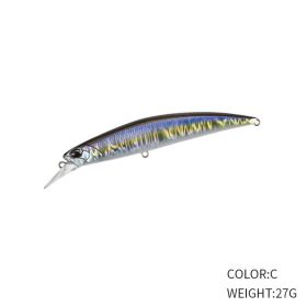 Submerged Mino 27g110mm Long Throw Curly Mouth Sea Fishing Fake Bait (Option: Style3)