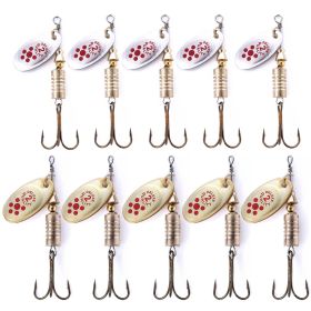 Water Sequin Road Sub Bait (Option: Gold silver-10PCS)