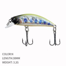 Submerged Mino Full Layer 38mm3.2g Road YaTrout Army Fish Bait (Option: Style14-38mm)