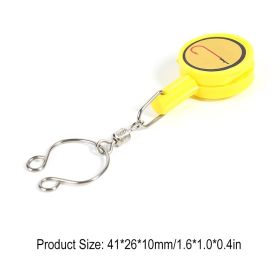 New Outdoor Fishing Tools, Hooks, Portable Fishing Gear And Tools (Option: Yellow-41X26X10mm)