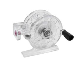 Ice Fishing Reel Winter Fishing Reel With Force-relieving Small Plastic (Option: White55big wheel)