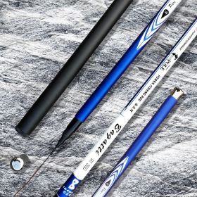 Carbon Super Hard And Super Light Fishing Rod (Option: Blue-7.2m)