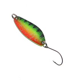 Colorful Spoon Type Horse Mouth Glitter 4.5g Luya Fake Bait Warping Mouth (Option: Green and black stripe)