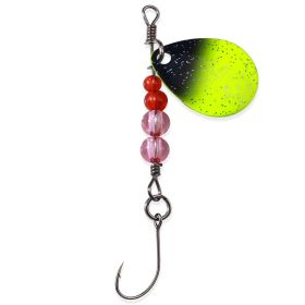 Sequin Single Hook Colorful Sequin Fish Bait (Option: Black green)