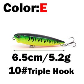 Crossmouthed Sea Bass Black Diamond Hook Bait (Option: Color E-6.5CM)