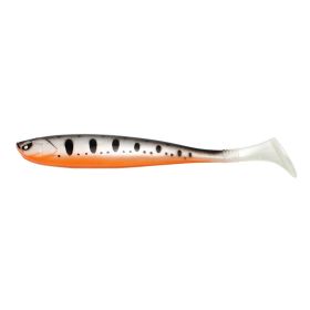 T-tail Soft Fish 13cm Back Notched Rainbow PVC Road Subbait False Bait (Option: D-1pcs)