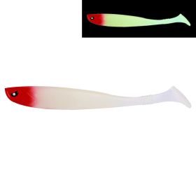 T-tail Soft Fish 13cm Back Notched Rainbow PVC Road Subbait False Bait (Option: I-1pcs)