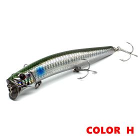 Mino Long-range Hard Plastic Fake Biomimetic Bait (Option: H)