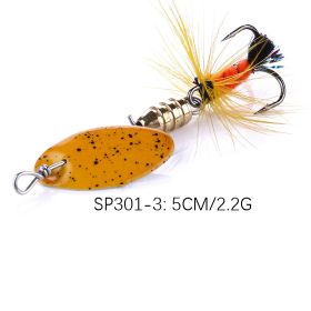 Metal Road Sub Rotating Sequin Fake Bait (Option: 3 style)