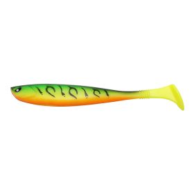 T-tail Soft Fish 13cm Back Notched Rainbow PVC Road Subbait False Bait (Option: B-1pcs)