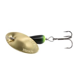 Copper Rotating Sequined Trout Horse Mouth Cocked Mouth Bionic Lure Bait (Option: G)