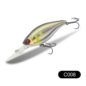 Floating Water Road Ya Swing Hard Fish Bait (Option: C008-72mm)