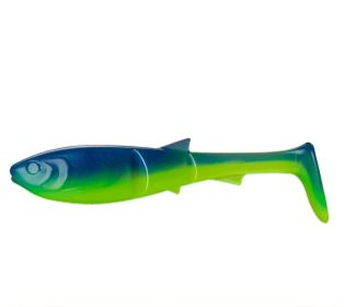 Langwei Fish Road Subfalse Bait T-tail Soft Multi Node (Option: Stone Blue Green-4.5cm 15pcs)