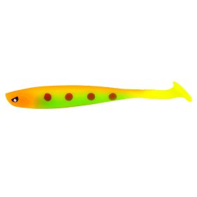 T-tail Soft Fish 13cm Back Notched Rainbow PVC Road Subbait False Bait (Option: F-1pcs)