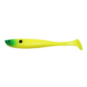 T-tail Soft Fish 13cm Back Notched Rainbow PVC Road Subbait False Bait (Option: E-1pcs)