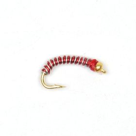 Colored Midge Nymph Copper Head Sinking Water (Option: Red 6pcs)