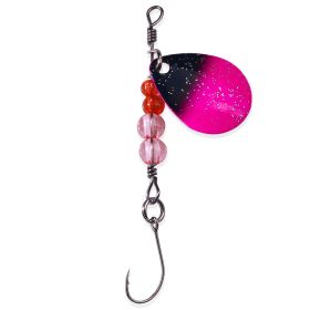 Sequin Single Hook Colorful Sequin Fish Bait (Option: Black purple)