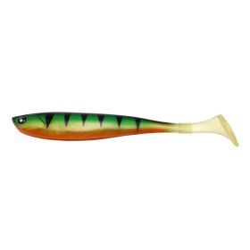 T-tail Soft Fish 13cm Back Notched Rainbow PVC Road Subbait False Bait (Option: A-1pcs)