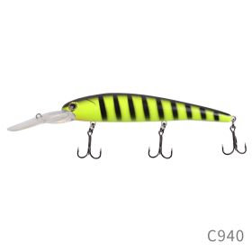 Long Tongue Plate Road Subbait 120mm20g Floating Deep Diving Mino Fishing Bait (Option: C940)