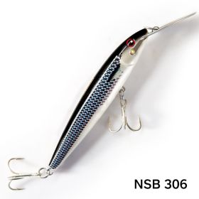 Iron Tongue Plate Mino Large Clear Needle Bait (Option: NSB306-76g)