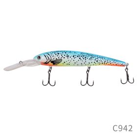 Long Tongue Plate Road Subbait 120mm20g Floating Deep Diving Mino Fishing Bait (Option: C942)