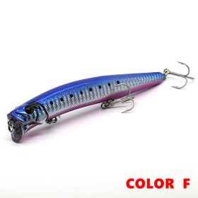 Mino Long-range Hard Plastic Fake Biomimetic Bait (Option: F)