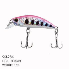 Submerged Mino Full Layer 38mm3.2g Road YaTrout Army Fish Bait (Option: Style3-38mm)